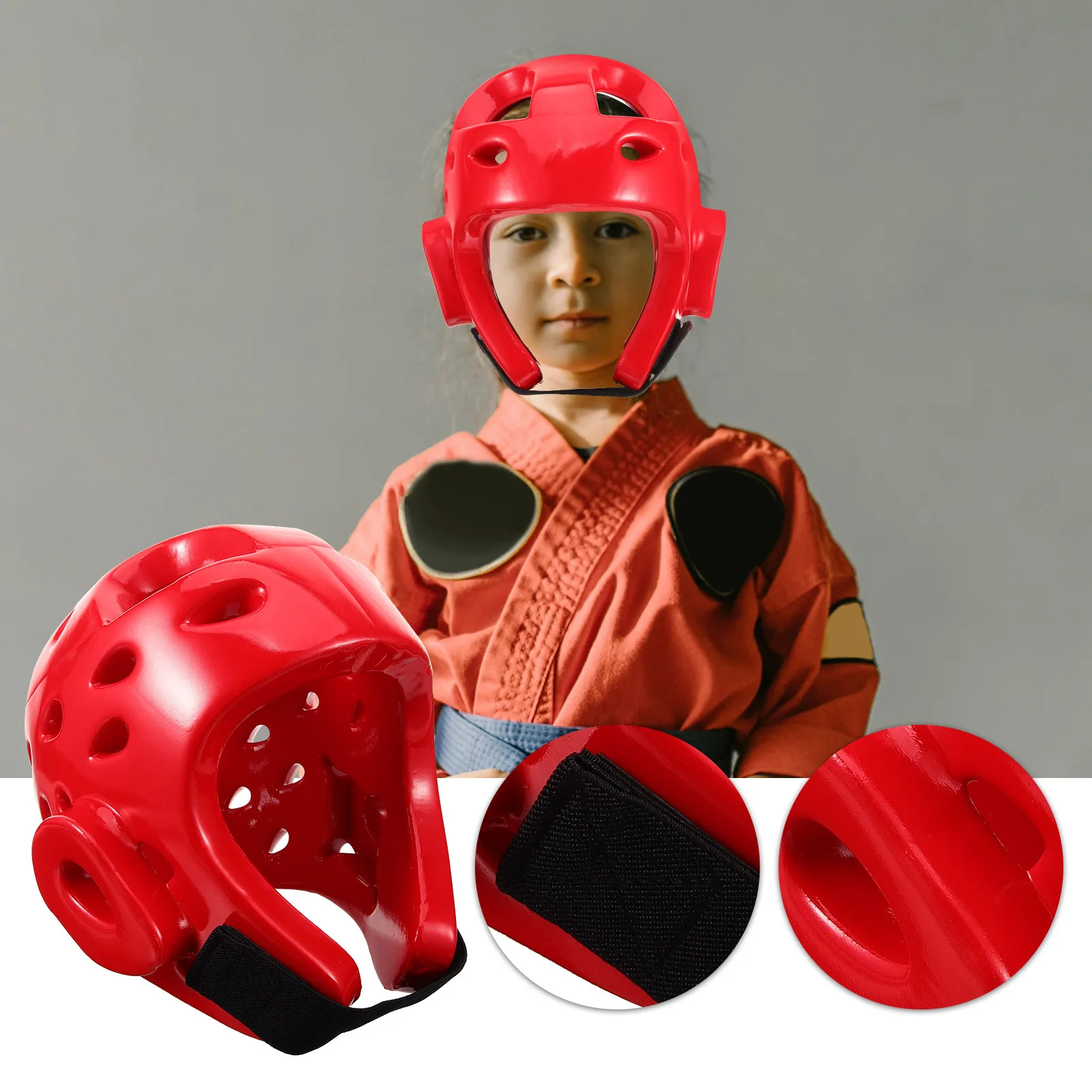 

Wrestling Headgear Adult Boxing Headgear for Men Ergonomic Design Adjustable Fit Breathable Comfortable Protection