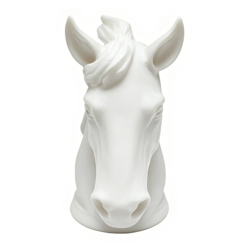 XA6H Trailer Hitch Cover Universal Trailer Hitch Decoration Caps Modern Horse Head Design Guard Protective Cover Easy Install