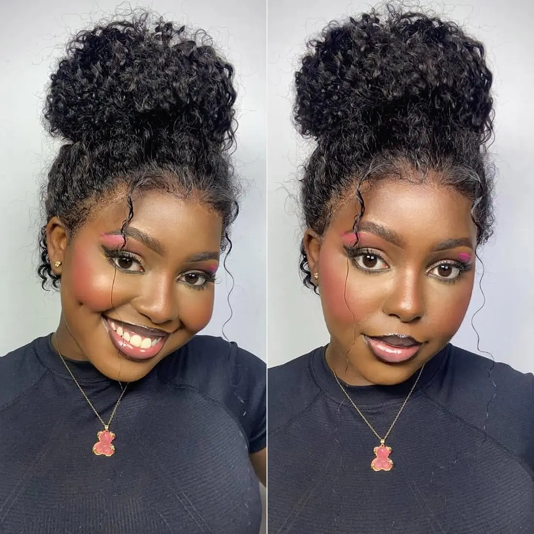 موجة عميقة 360 كامل الدانتيل غلويليس باروكة من شعر طبيعي حزام مخفي قبل قطعها غير مرئية الفرقة شعر مستعار طبيعي للنساء السود