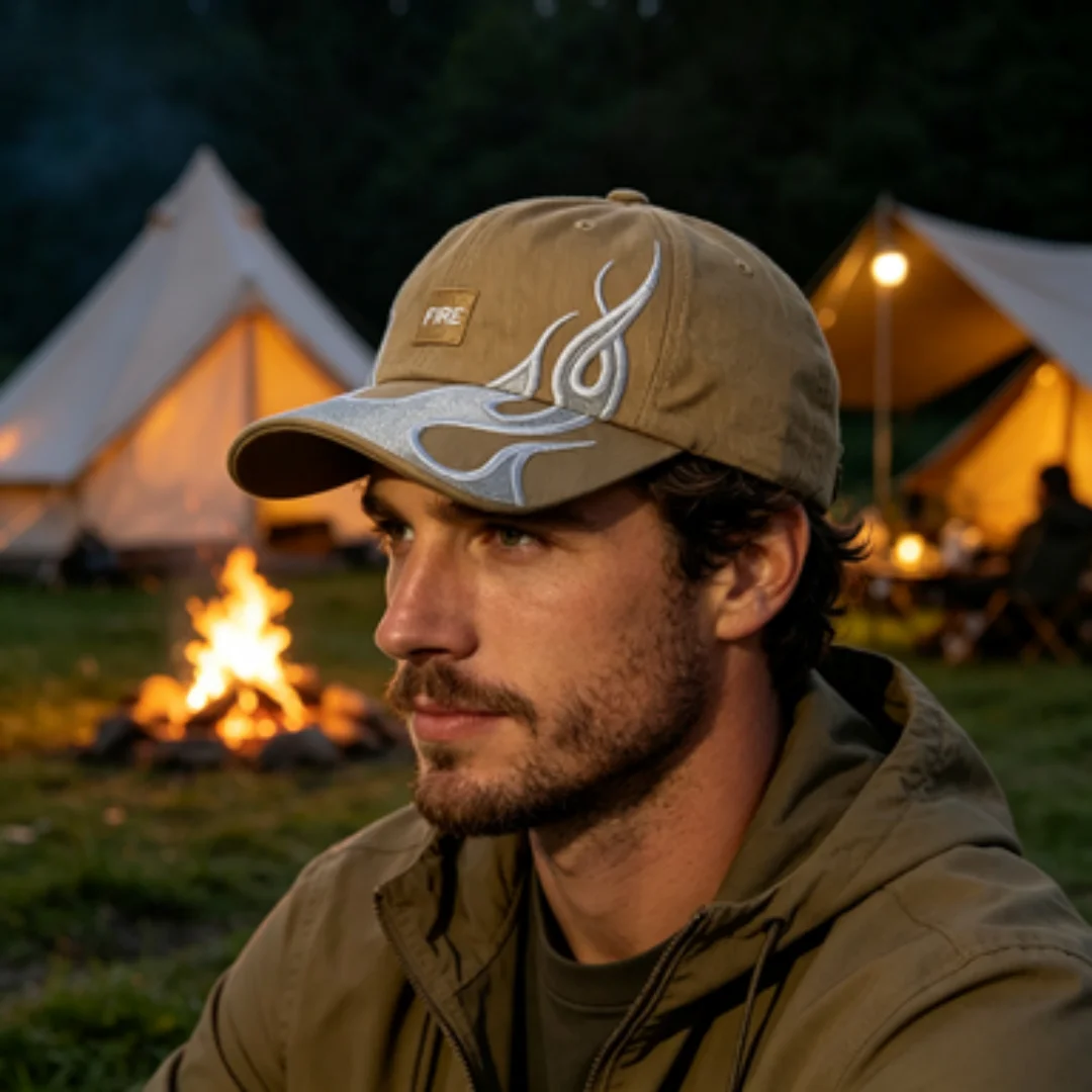 Amerikanische Retro Y2K Baseballkappe mit Flammen-Stickerei, Verstellbare Feuer-Muster Baumwoll-Dad-Mütze, Streetwear Hip-Hop-Hut für Männer und Frauen – Detail 38