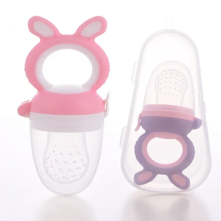 Fresh Food Nibbler Baby Pacifiers Feeder Kids Fruit Feeder Nipples Feeding Baby Supplies Nipple Teat Pacifier Bottles Teether