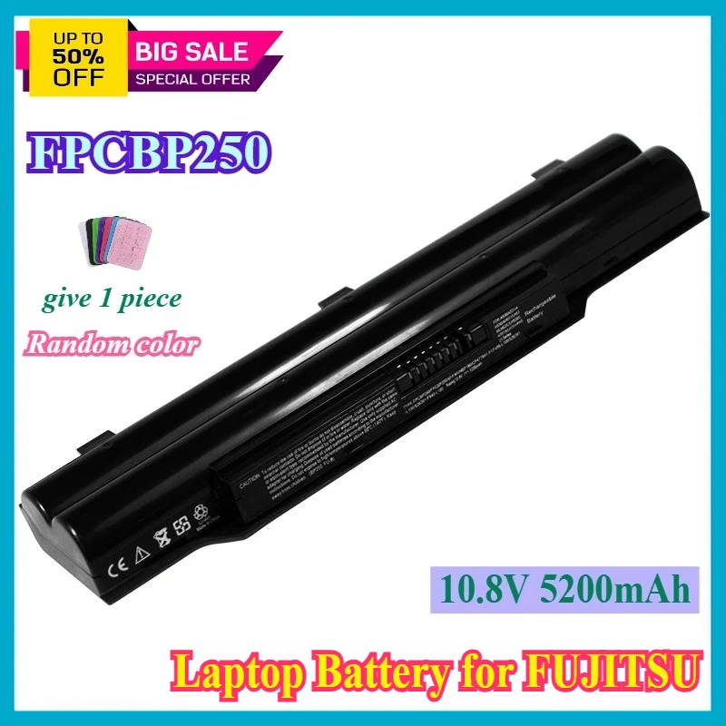 

FPCBP250 Аккумулятор для ноутбука FUJITSU LifeBook A530 A531 PH521 AH530 AH531 LH701 LH520 LH522 FMVNBP186 FMVNBP189 CP477891-01