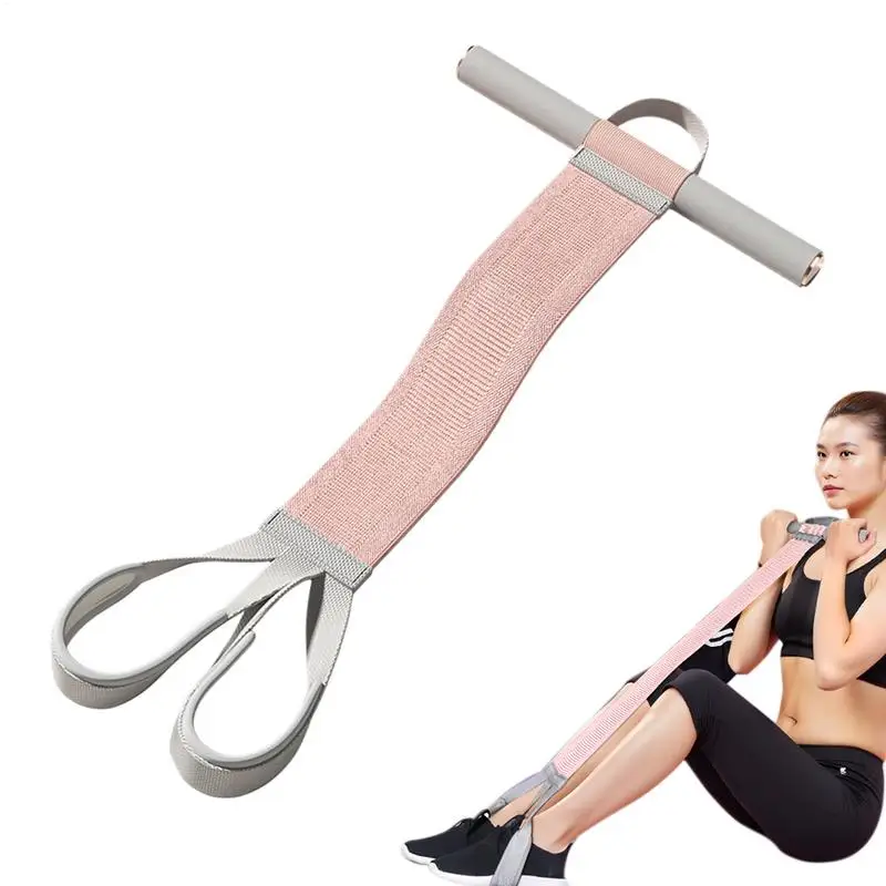 Resistant Rope Elastic Stirrup Bands With Handles Multifunctional Strength Training Equipment Foot Pedal Resistant Puller For