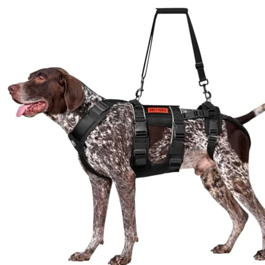 

Breathable Dog Lift Harness for Large Medium Sized Dogs, Dog Sing for Large Dogs Hind Leg Support, Dog Hip Support Brace Front