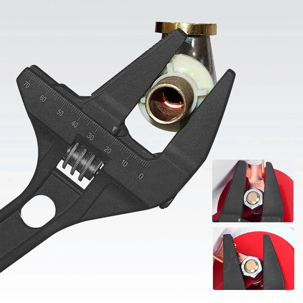 العالمي الحمام وجع انبوب ماء أداة التثبيت بالوعة وجع الحمام العالمي قابل للتعديل افتتاح كبير انبوب ماء وجع #5