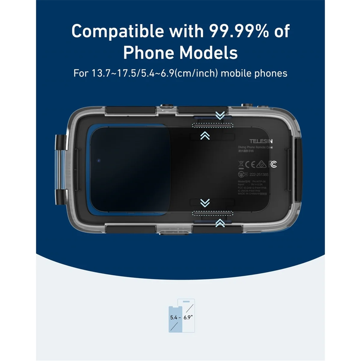 

Водонепроницаемый чехол для дайвинга на 2025 + 20 м для 16 S25 S24 Bluetooth, корпус для дайвинга, чехол для подводной фотографии