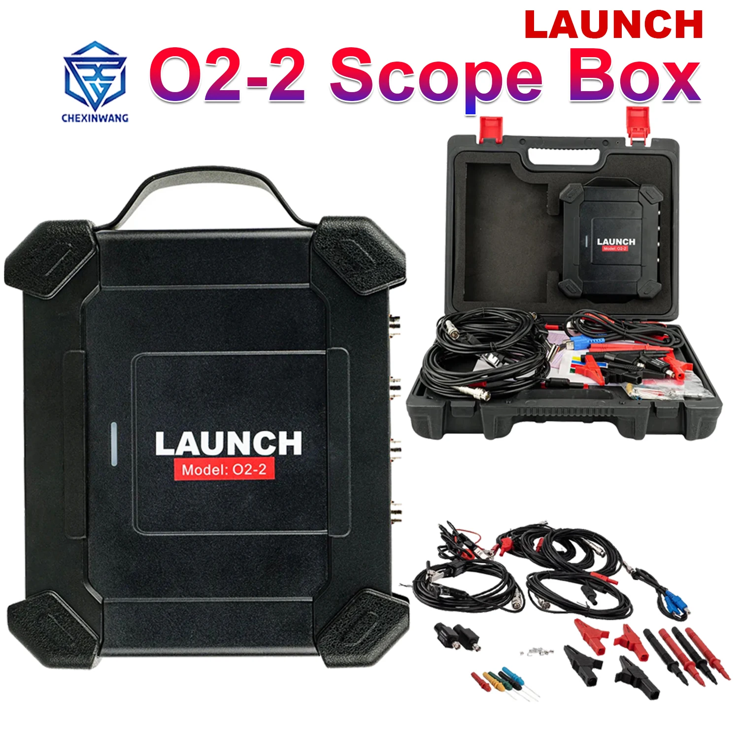 Launch X431 O2-2 Scopebox 100MHz USB DC Oscilloscope 4 Channels Automotive Oscilloscopes Support X431 X-431 PAD VII/ PAD V