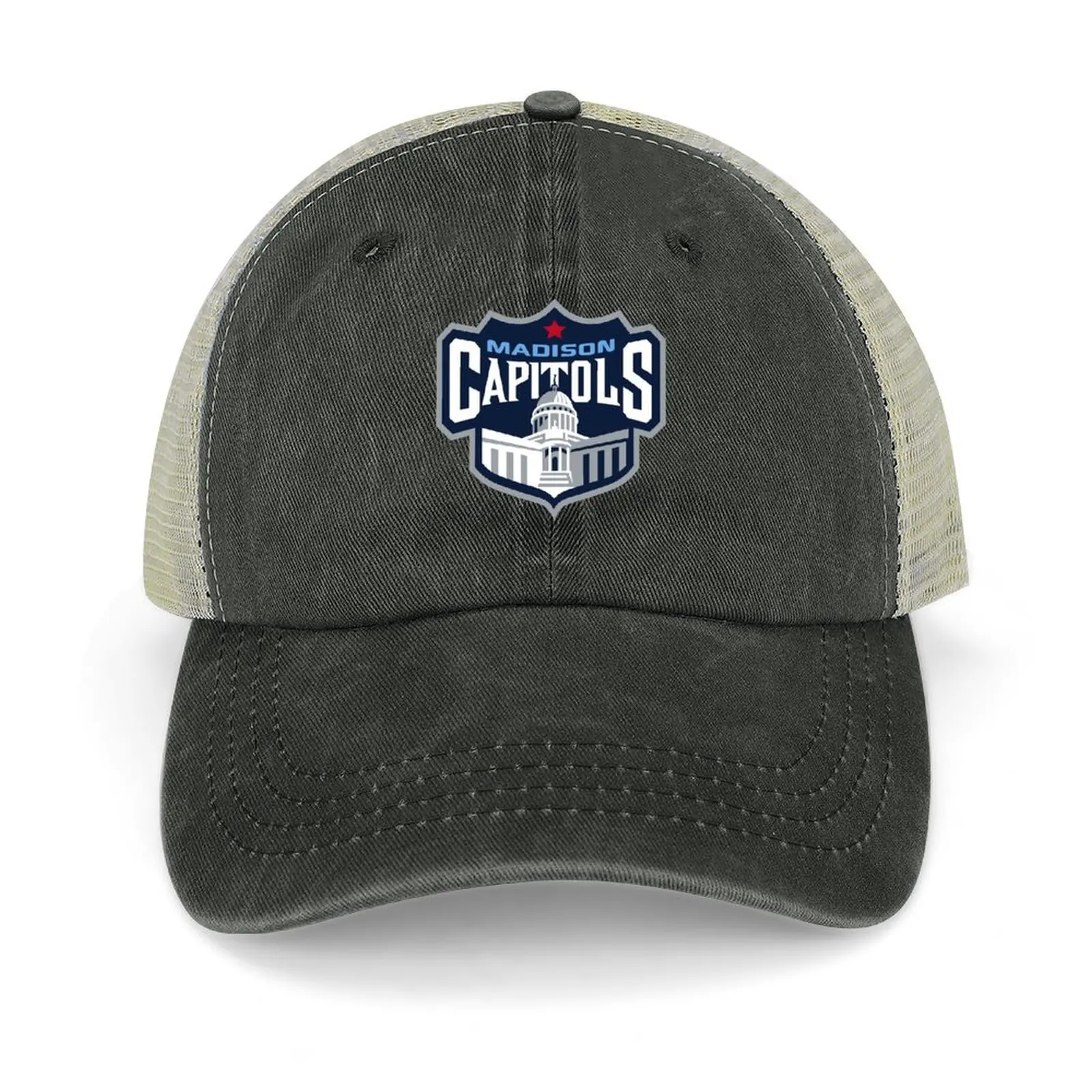 

Madison Capitols Style Baseball Cap Funny hats tea Hat Beach luxury caps Baseball Men Women's