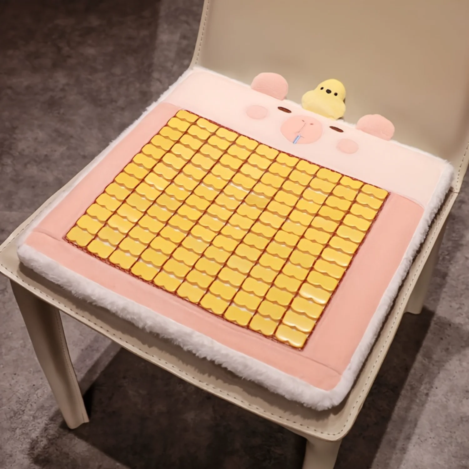 Cooling Gel Seat Cushion - Office, Car & Chair Pad - Soft Polyester - All-Day Comfort Cute pillows Pillow insert Bjd doll Latex