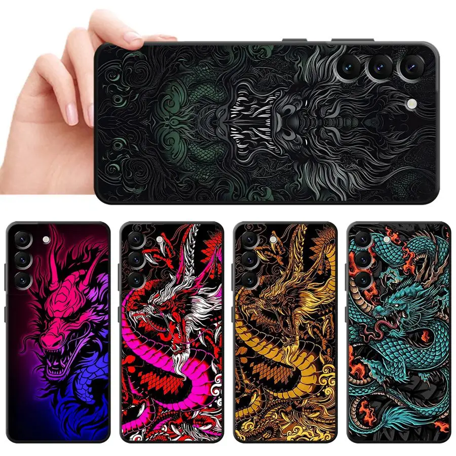 

Colorful Dragon Case for Xiaomi Redmi Note 7 8 9 10 11s 12s 10S 9S 13 Pro Plus 12 Pro 11 14 Funda Phone Cover