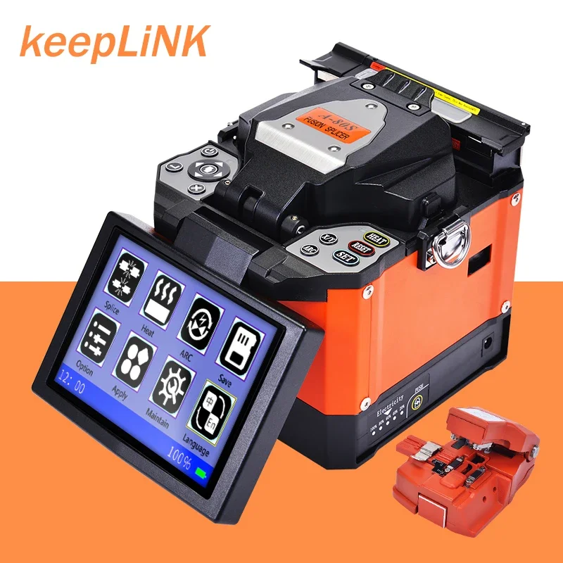 

4 motors low price optic fiber welding fusion machine splicer FTTH using