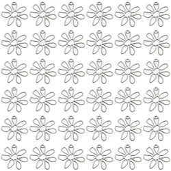 10pcs Hollow Out Flower Charms Alloy Antique Silver Plated Pendants For DIY Necklace Bracelet Earring Accessories Jewelry Making