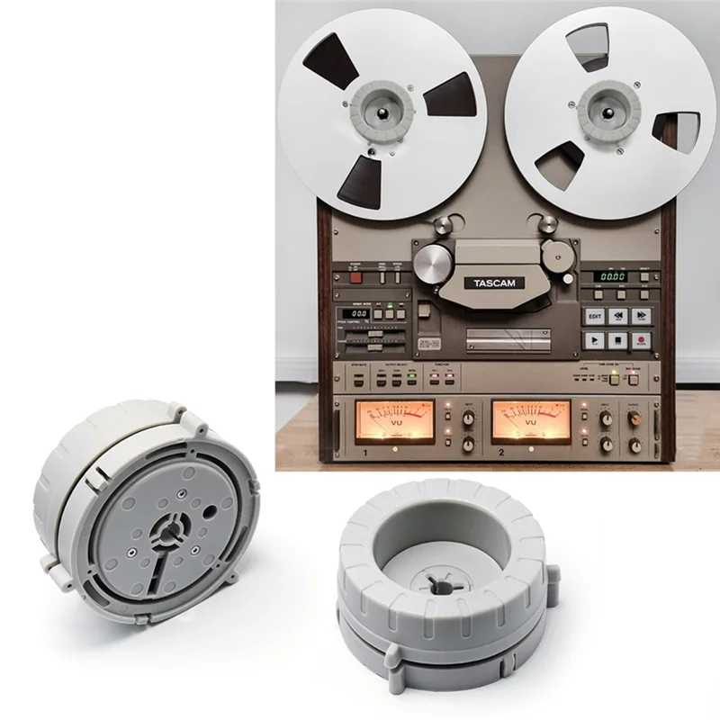 A73X-For Tascam NAB Hub Base لـ 1/4 " Tascam NAB مهايئ توزيع قاعدة بلاستيكية لمسجل بكرة إلى بكرة