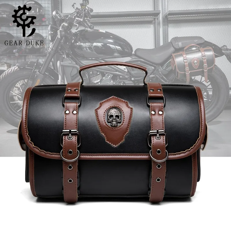 

Водонепроницаемые мотоциклетные седельные сумки из искусственной кожи, сверхпрочные боковые сумки с регулируемыми ремнями, универсальные, подходят для большинства мотоциклов