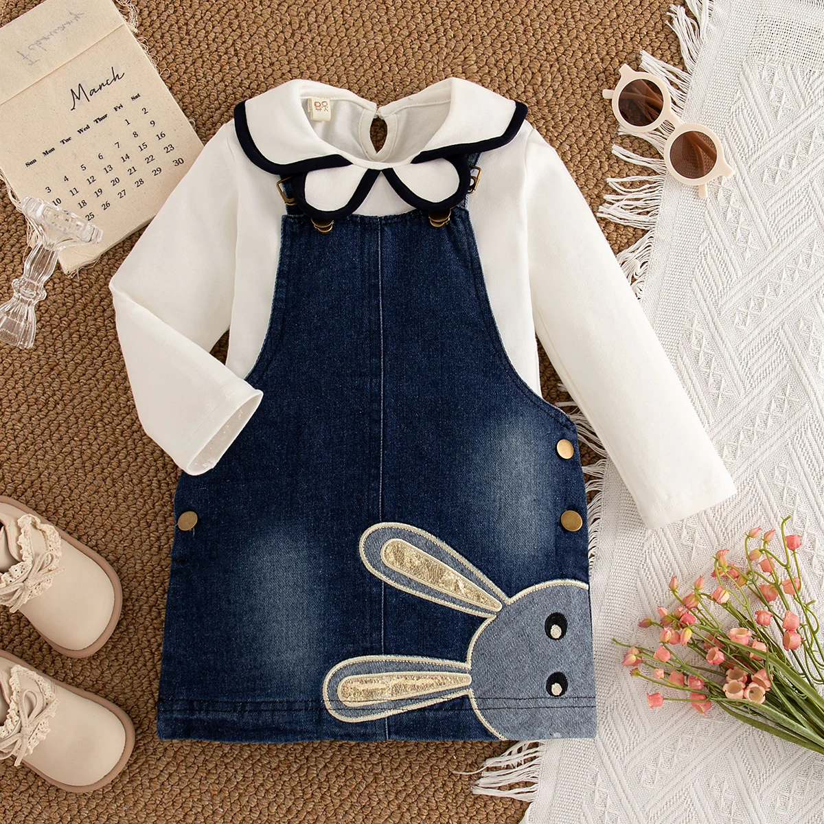 Baby Clothing Korea - Setelan Pakaian Bayi Perempuan Musim Gugur