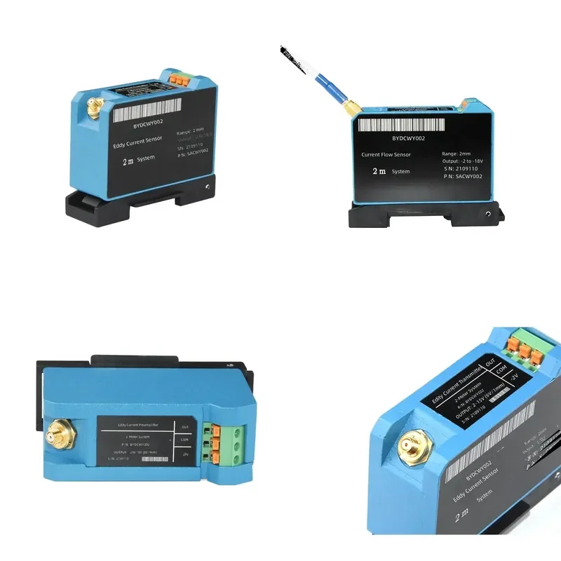 Anti-interference sensitivity high response fast eddy current displacement sensor