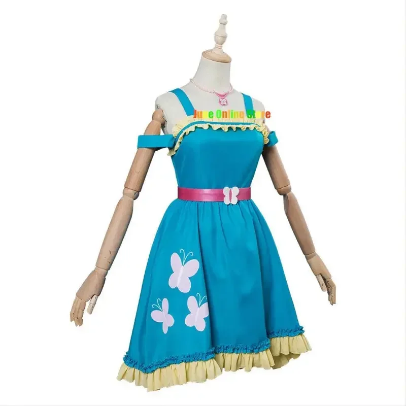 Cartoon Anime Little Pony Princess Dress Cosplay Costume Fashion Uniform Outfit Halloween Christmas Party Lovely Princess Skirt