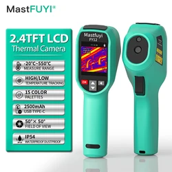 MASTFUYI FY12 Handheld Infrared Temperature Data Smart Recorder Industrial Pipeline Inspection PCB Floor Heating Inspection