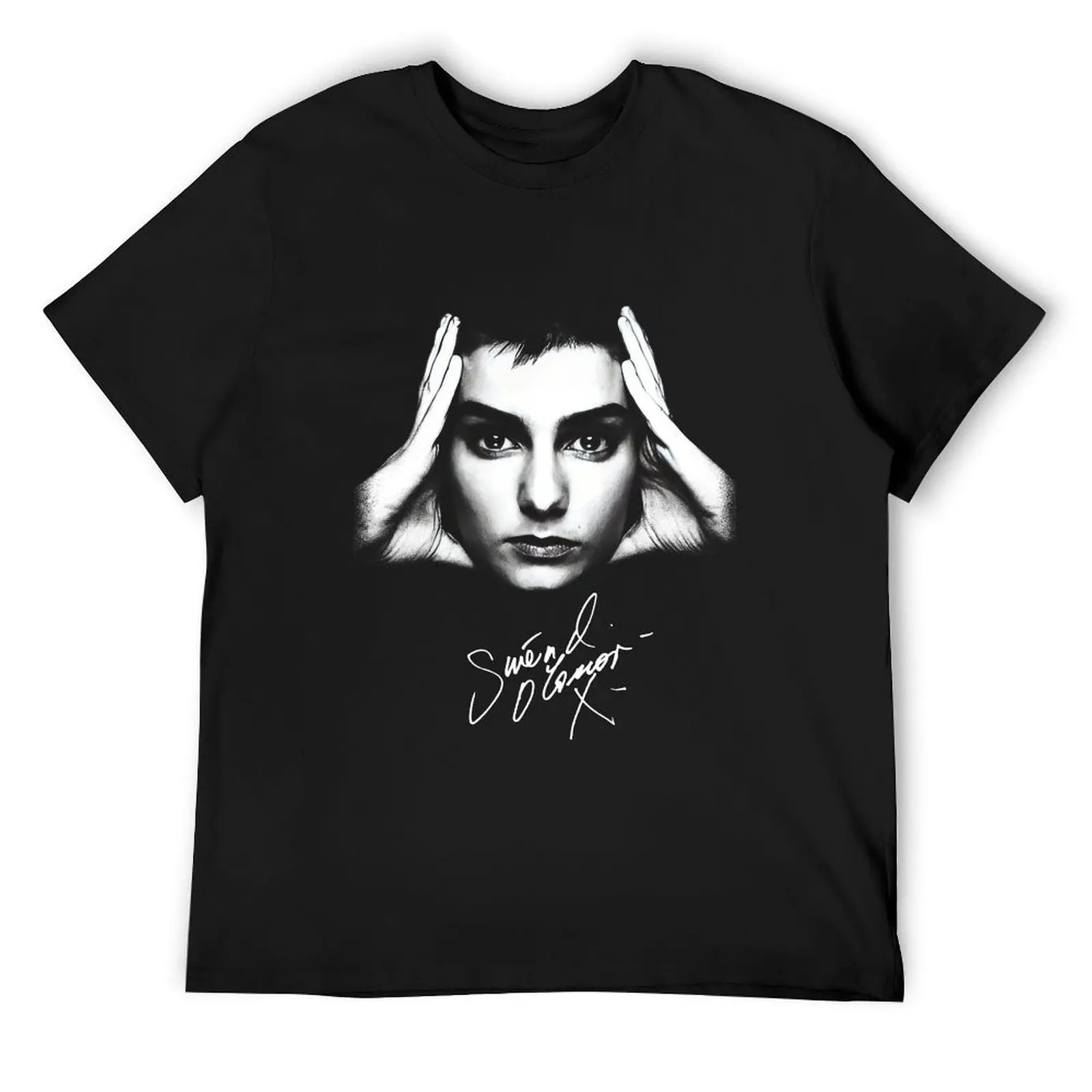 Sinead O'connor Signature Vintage Singer Music T-Shirt vintage clothes blacks Aesthetic clothing fitted t shirts for men