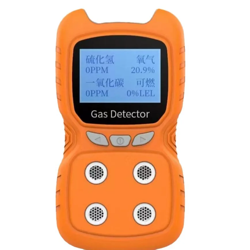 PLT840 4 in 1 Gas Detector CO H2S O2 Monitor Analyzer Leak Portable Gas Leak Detector