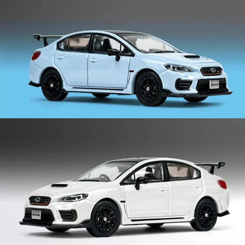 

МОДЕЛЬ PAUDI, масштаб 1:64, WRX STI S208, модель автомобиля из сплава, статическое украшение, коллекционные подарки, игрушки