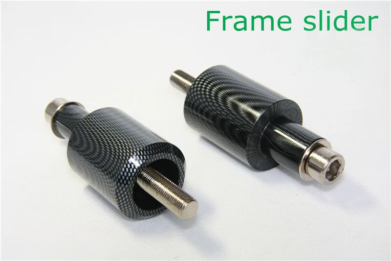 

For 2003-2006 2004 2005 Honda CBR 600 RR 600RR F5 Motorcycle bike Frame Slider Crash Protector Black / Carbon