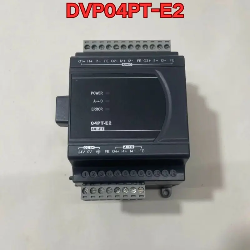 

Second-hand PLC module DVP04PT-E2 function test is normal