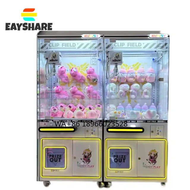 

NFC Pay New Series Arcade Crane Claw Coin-operated Mini Snack Machine for Sale Hot Selling Game Amusement Machine