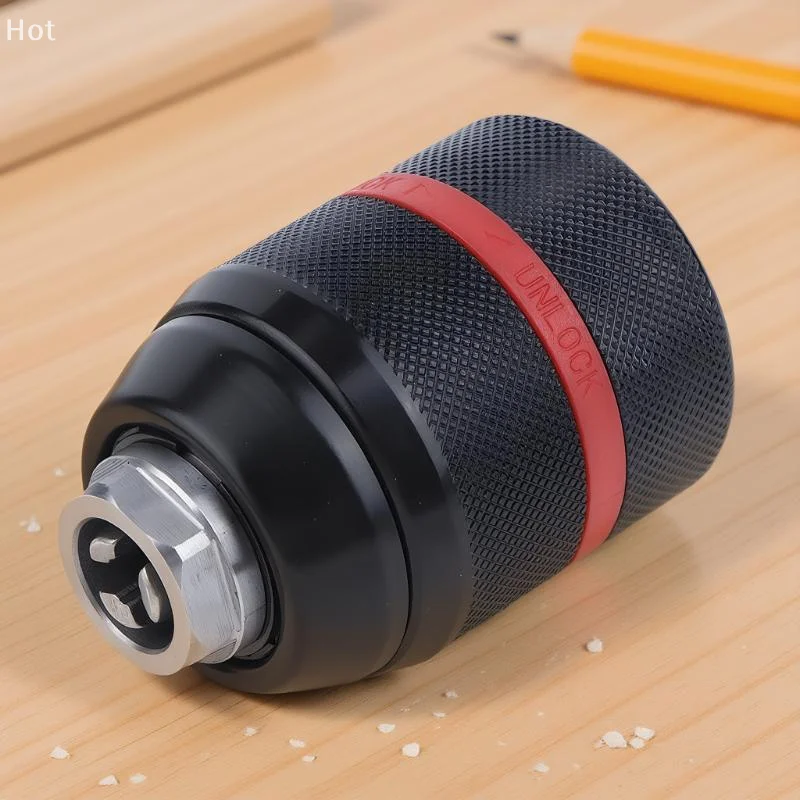 2025 New Keyless Metal Drill Chuck,With Lock 13mm Ratchet Self-locking Chuck 1/2-20UNF Thread For Drill Bit Screwdiver&Sockets