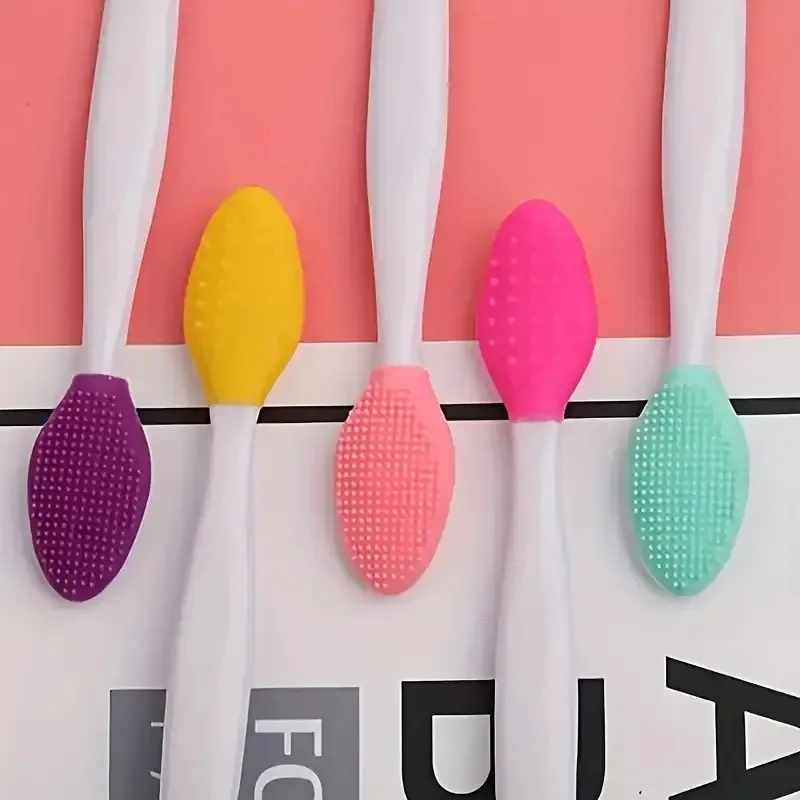 แปรงทำความสะอาดจมูกซิลิโคนหลากสี - กำจัดสิวเสี้ยนและนวดหน้า ทำความสะอาดรูขุมขนล้ำลึกด้วยขนแปรงนุ่มสำหรับขัดผิว