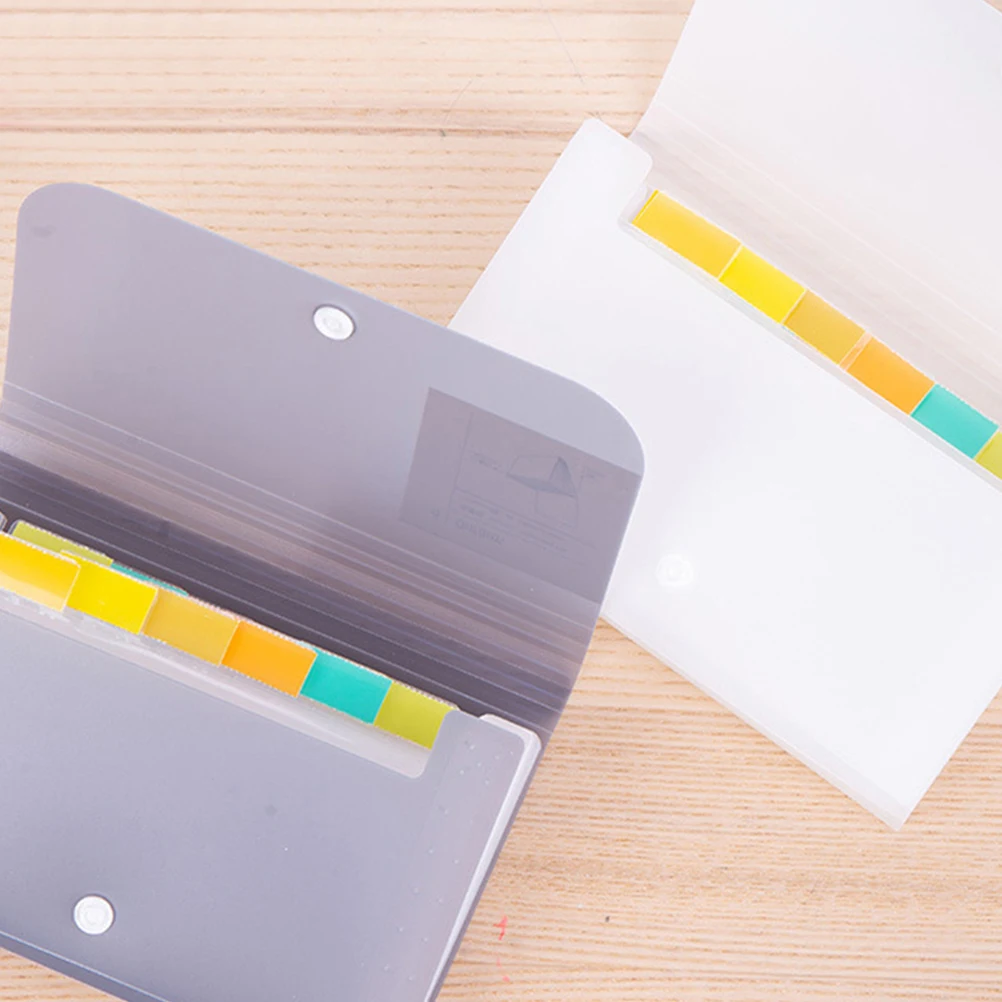 

2 Pcs Office Folder Information Bag File Student Organization Folders Documents