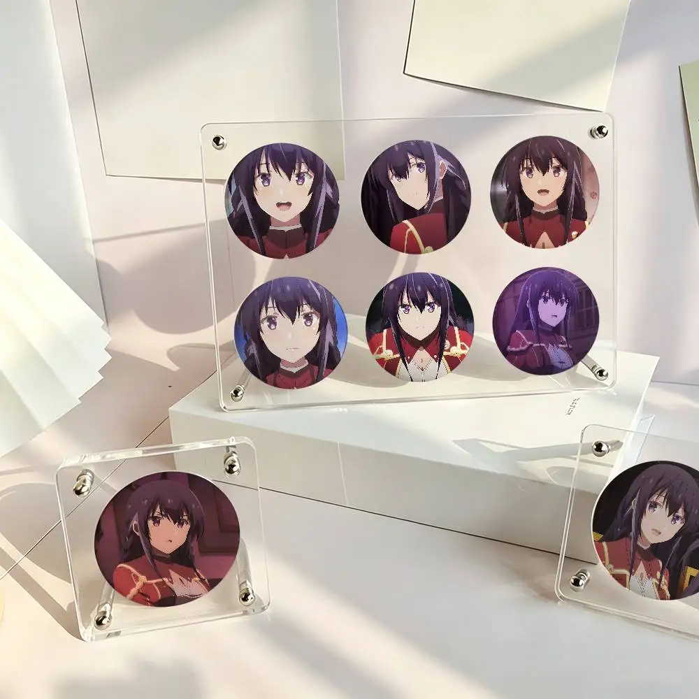 1pc Eleonore Bianca The Misfit Of Demon King Academy Badge Brooches On Backpack Decoration Round Enamel Pins For Accessorys