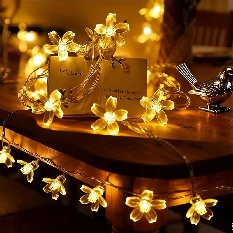 A63K-Indoor String Lights Decorative LED Lights 33Ft For Home And Garden With USB Plug