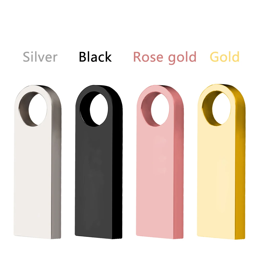 USBキー付きメタルフラッシュドライブ,128GB,8GB,16GB,32GB,64GB,3.0 GB