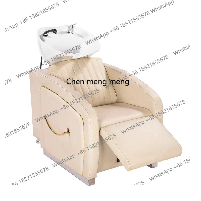 

Salon Hair Salon Hair Salon Shampoo Bed Seated Semi-reclining Flush Barber Shop Shampoo Bed