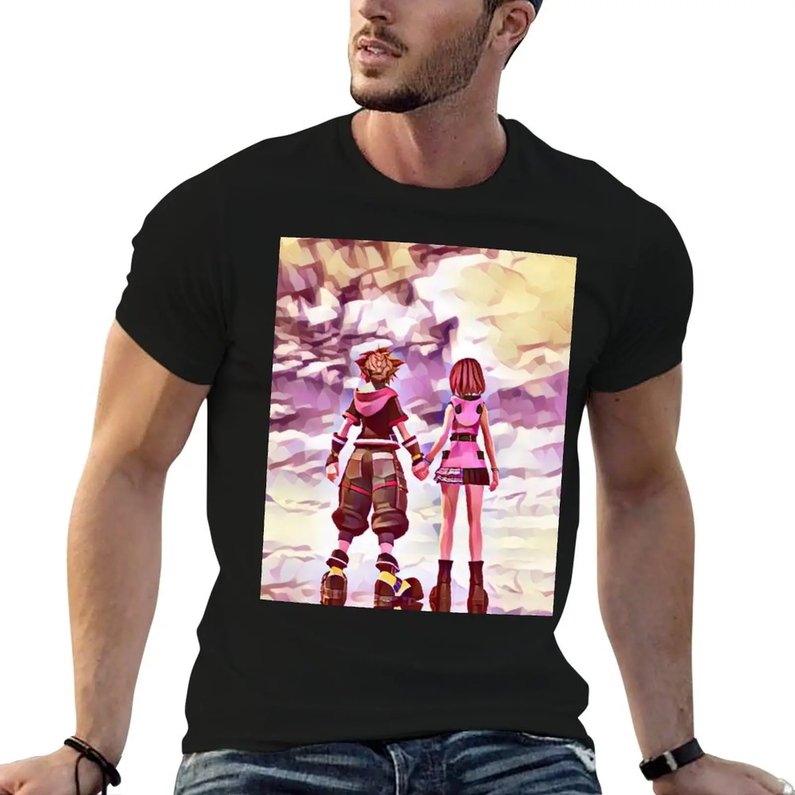 

Under One Sky T-Shirt oversized t shirt aesthetic clothes cute clothes Men's cotton t-shirt