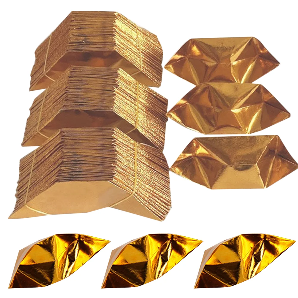 

Silver Paper Money Golden Sacrificial Supplies (12*15 Pack) Sacrificing Ancestor
