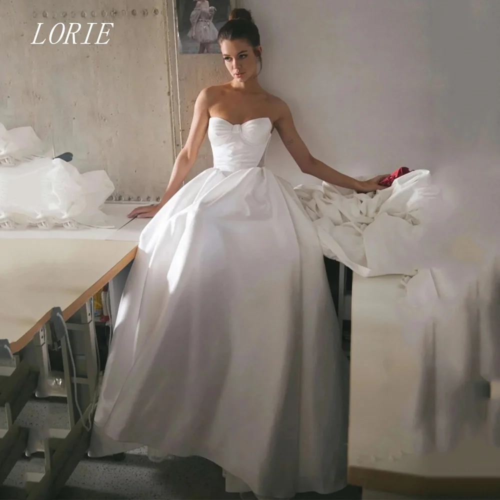 LORIE فاخر الحبيب ألف خط فستان الزفاف القوس فساتين زفاف مزاجه يزين ثوب زفاف مخصص 2026 #1