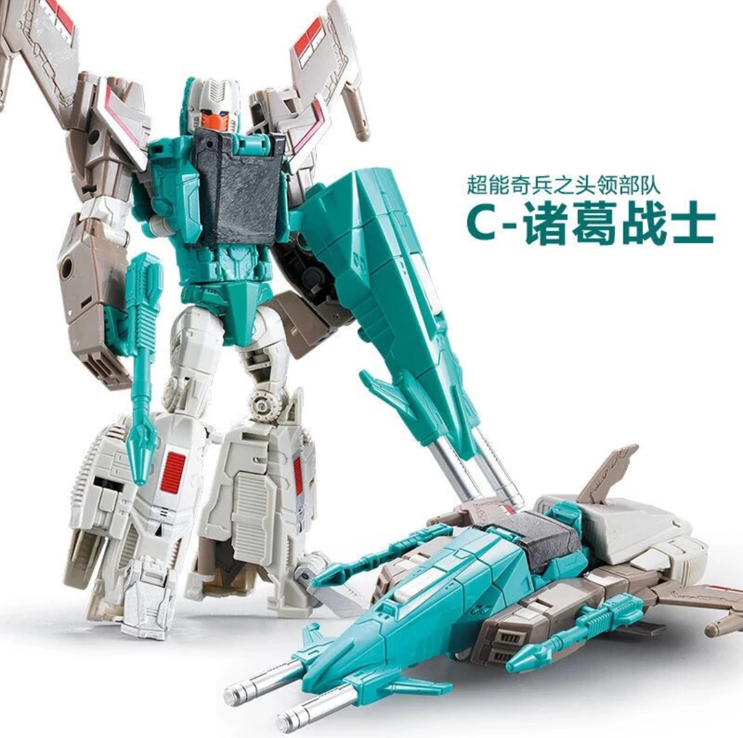 Weijiang Diehard Champsosaurs Zhuge-Fighter OS Titans Returns Skullcruncher Hardhead & Brainstorm Transformation Actionfigur