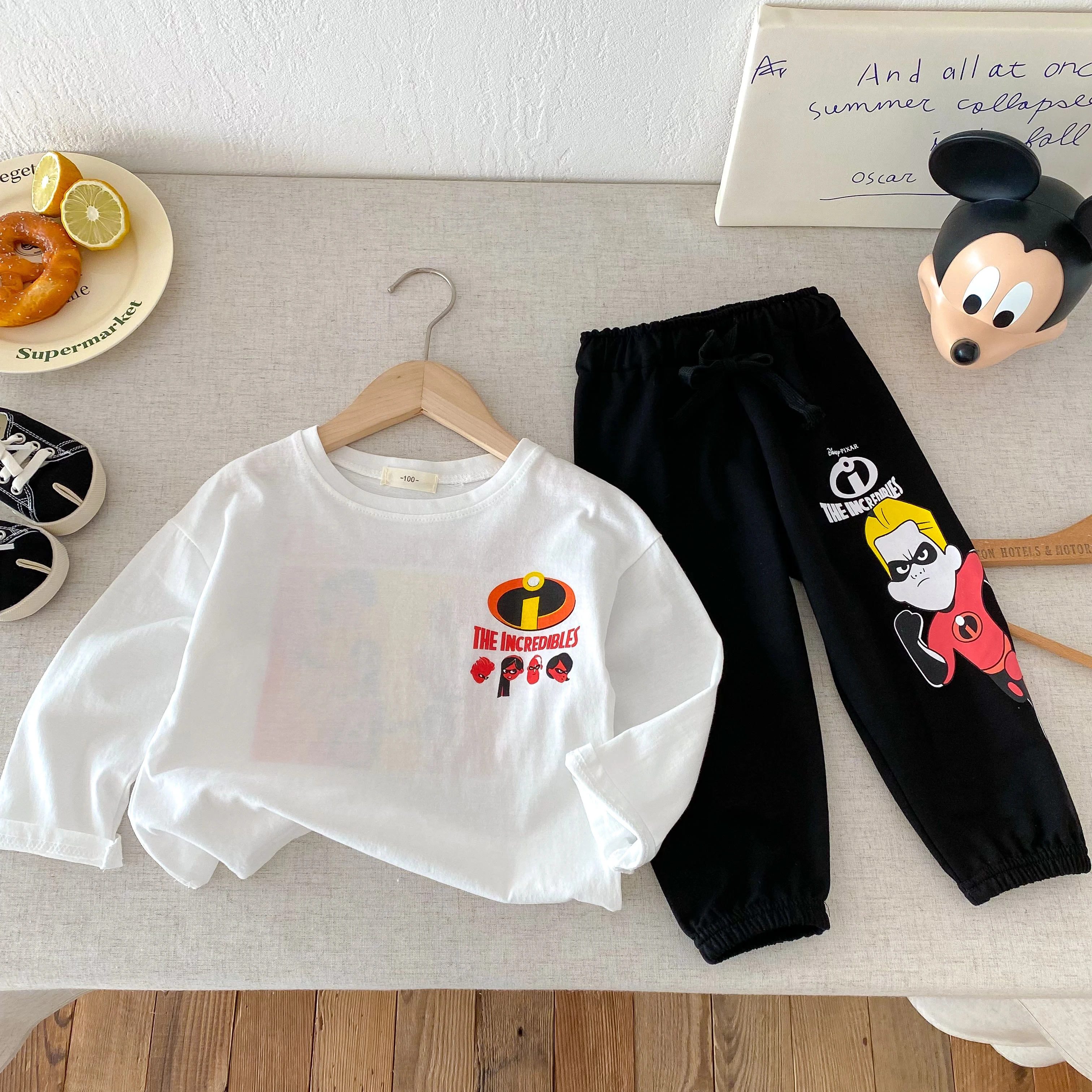 Long Sleeved Set Hooded Sweatshirt Long Pants 2-piece Set For Girls' Casual Loose Sports Shirt+pants Kids New Top Long Pants image 5