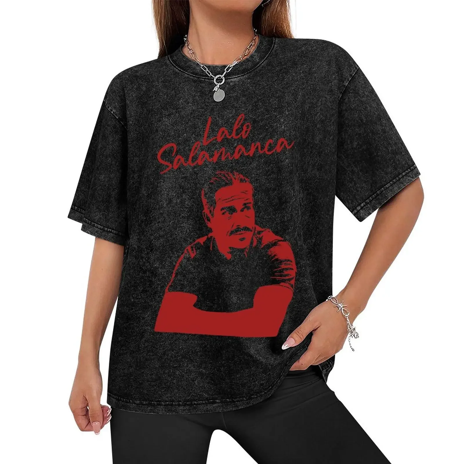 Lalo Salamanca T-Shirt oversized custom t shirt Short sleeve tee men