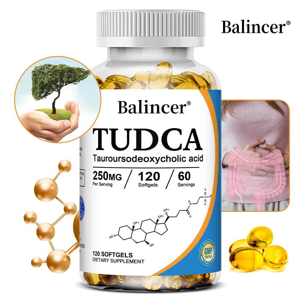 

TUDCA Capsules - 250mg for Liver Support, Supports Healthy Liver Function, Intestinal Health and Promotes Gallbladder Health