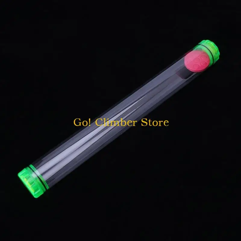 Q84C Plastic Fishing Float Tube 40/50/60cm Length Thick Protective Storage End Caps