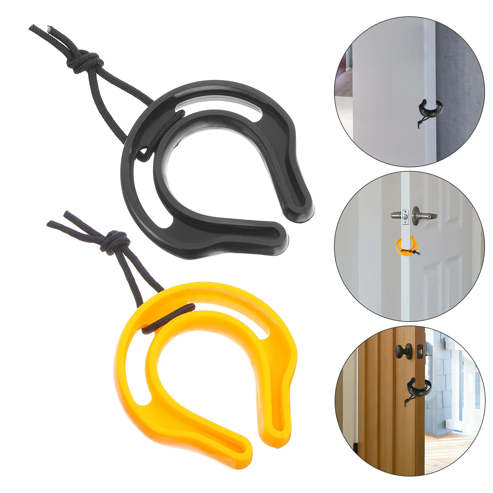 

4pcs -Shaped Plastic Finger Pinch Guard Stopper Safety Clamp Easy Installation Home School Kindergarten Bedroom