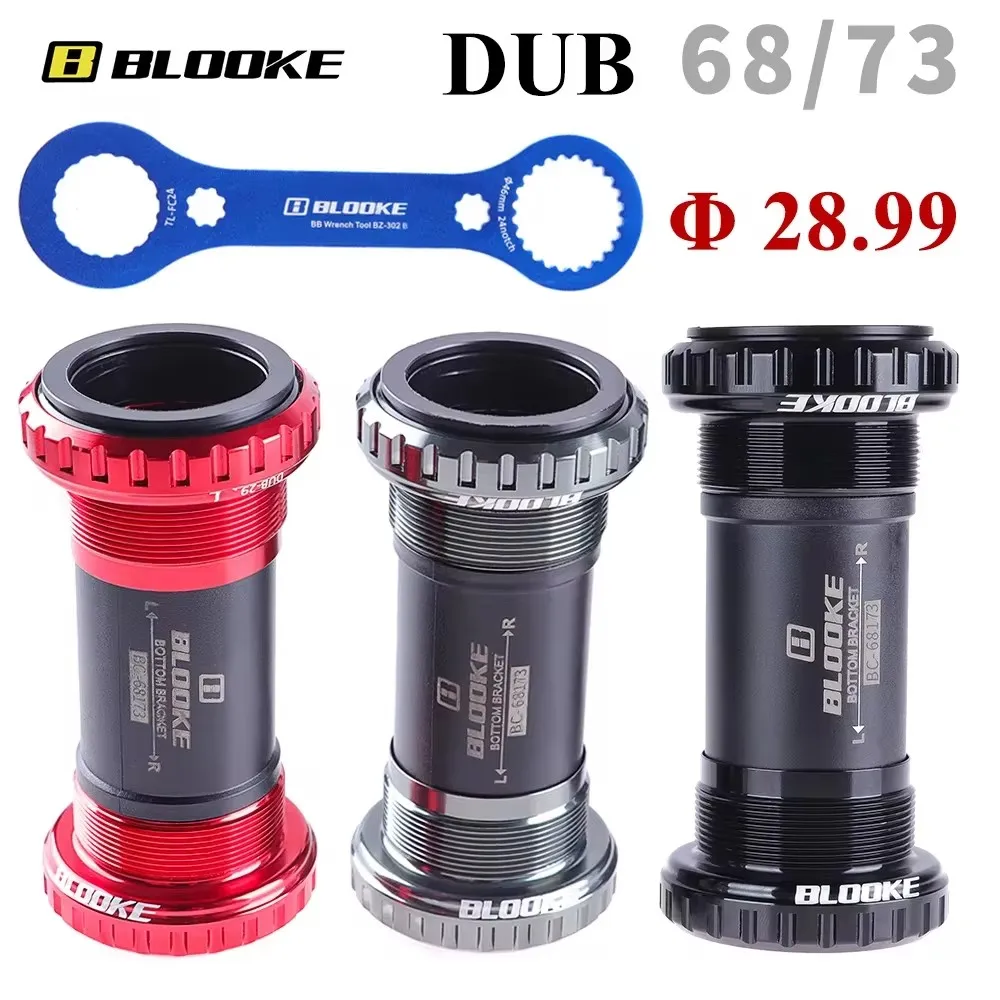 3 Colors BSA DUB BB Bottom Bracket 68/73mm 28.99mm Central Movement BSA68 Thread Sealed 2 Bearing For SR-AM Crankset MTB Bicycle