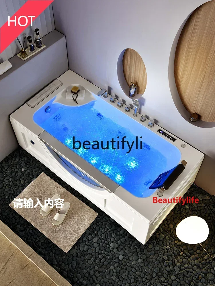 

smt03A ss Asmt14 Многофункциональная массажная термостатическая нагревательная ванна Умный фонарь для серфинга Пузырьковая ванна Бытовая ванна