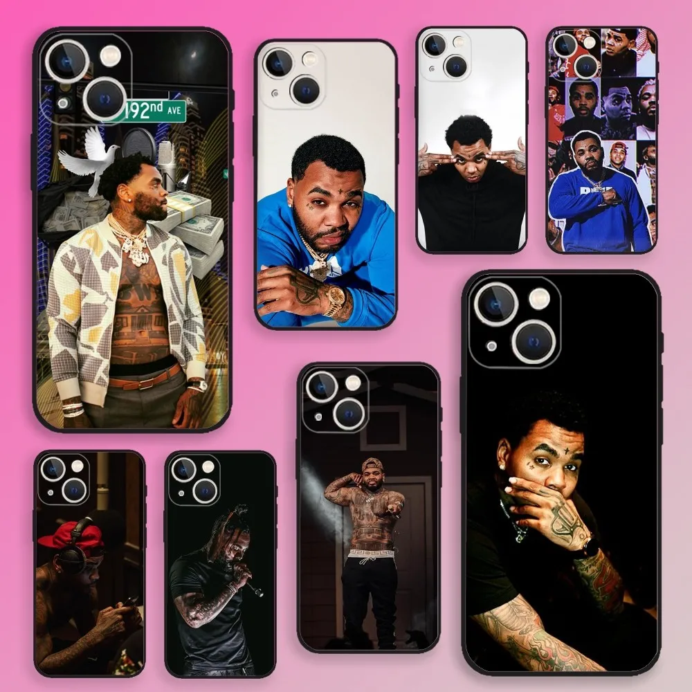 Kevin Gates Hip Hop Phone Case For iPhone 15,14,13,12,11,Plus,Pro Max,XS,X,XR,SE,Mini,8,7 Soft Silicone Black Cover