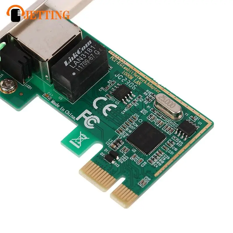 1Set 10/100/1000Mbps Gigabit Ethernet PCI Express PCI-E Network Card RJ45 LAN Adapter Converter Network Controller PCI-E to RJ45