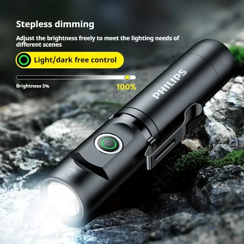 Philips 2025 SFL2201 Senter Kerja Magnetik Baru 90 °   Lampu Sudut Darurat Putar untuk Semua Jenis Pekerjaan Profesional