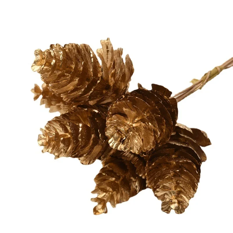 10PCS MINI Pine Cone Christmas Decorative Artificial Plants Wedding Home Decor Bridal Accessories Clearance Household Products